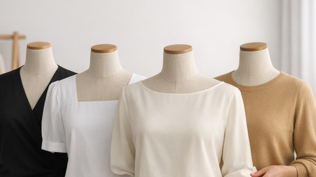 Types of Blouse Necklines