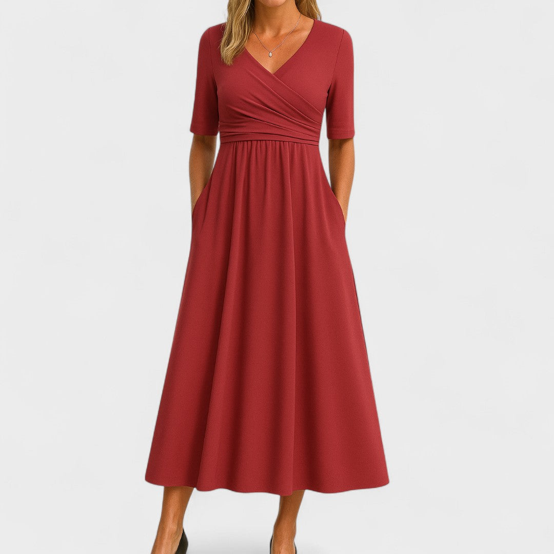Alegra - Elegant Midi Dress
