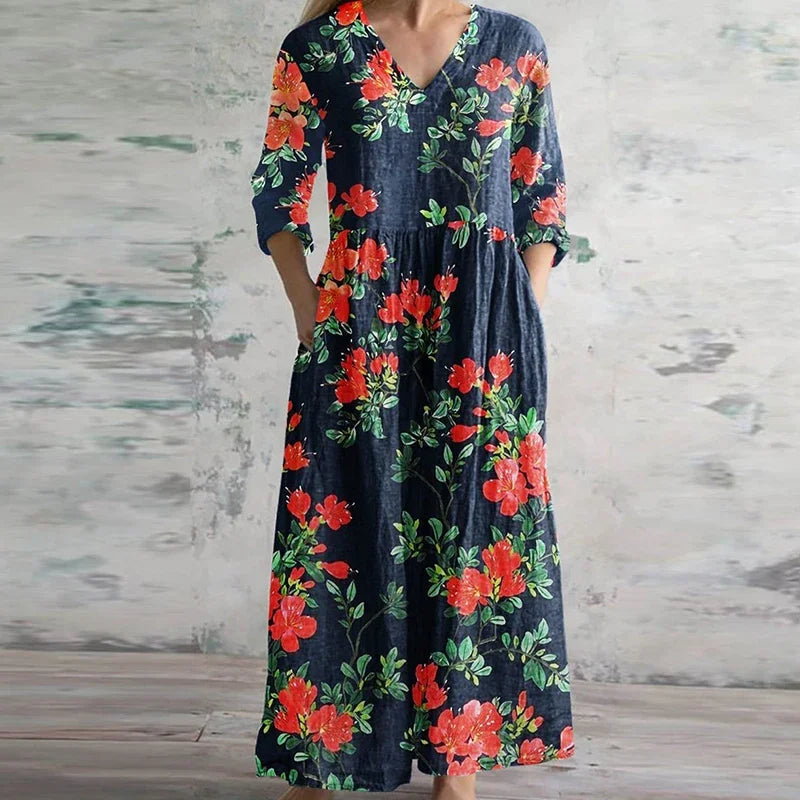 Willow - Graceful Retro Maxi Dress