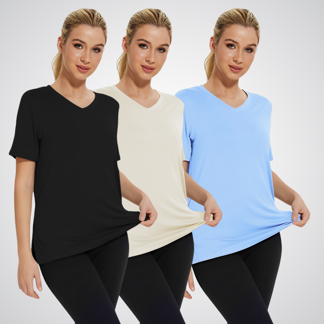Louiza - Casual Loose Fit Tee (Pack of 3)