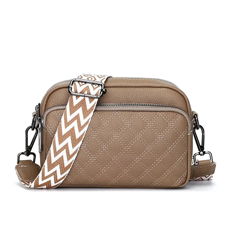 Beryl - Refined Leather Shoulder Bag