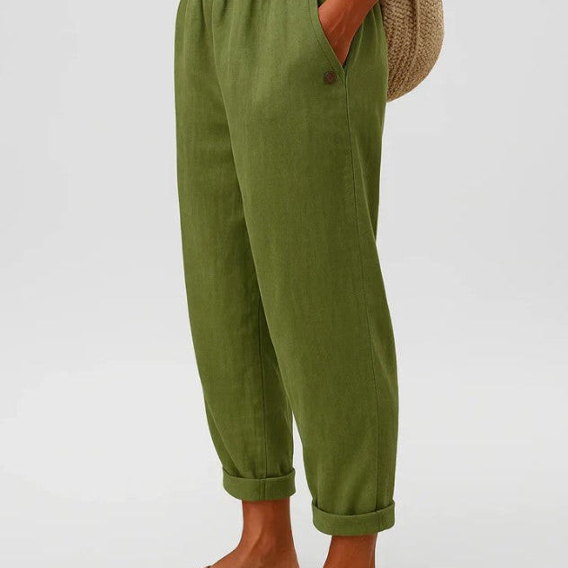 Sharona - Timeless Linen-Cotton Trousers