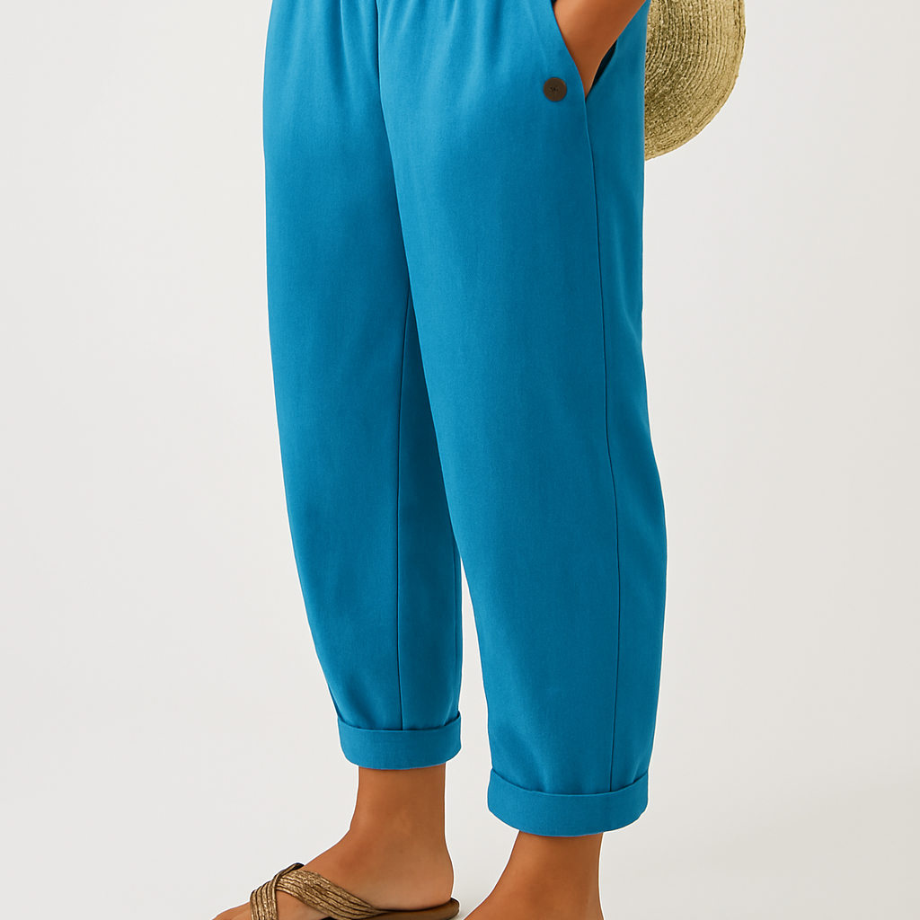Sharona - Timeless Linen-Cotton Trousers