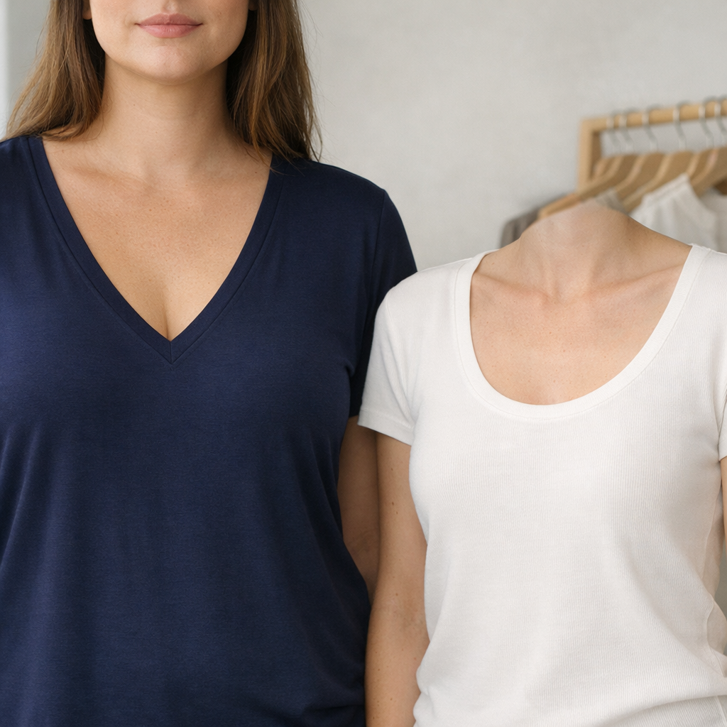 V-neck vs Scoop Neck: Which Is More Flattering?