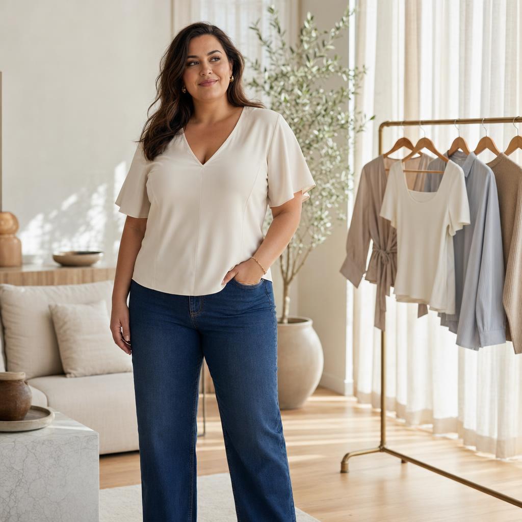 Most flattering women's tops