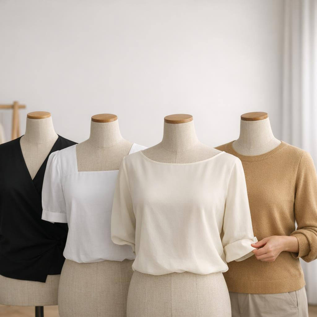 Types of Blouse Necklines