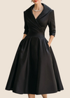 Anna - Elegant Shimmer Midi Dress