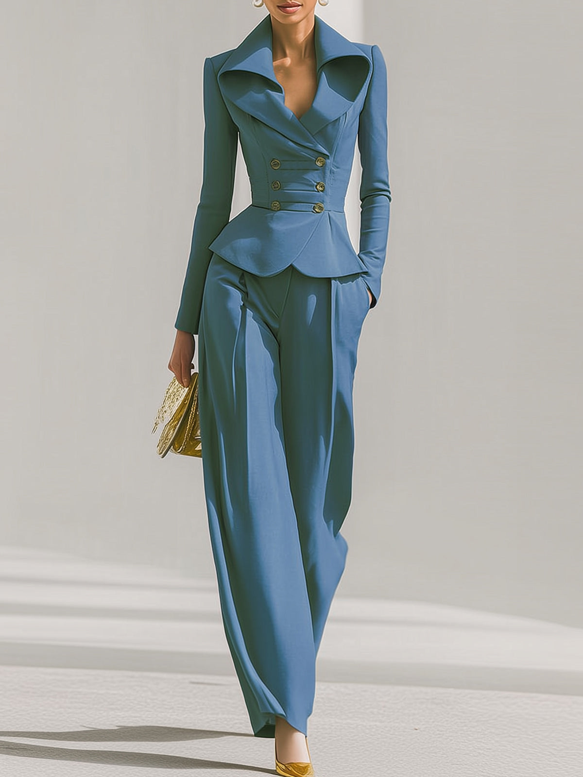Amaya - Cobalt Blue Slim-fit Suit