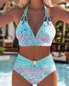 Peri - Flattering & Feminine Print Bikini Set