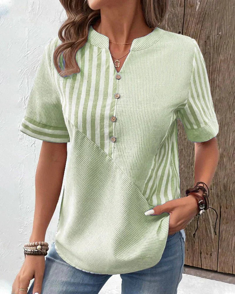 Scottie - Soft Striped Blouse