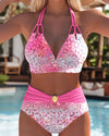 Peri - Flattering & Feminine Print Bikini Set