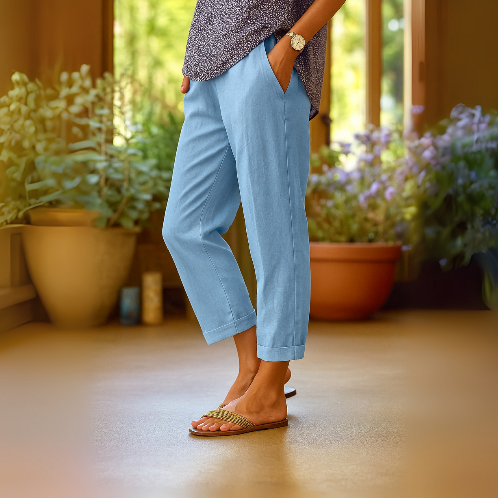 Tara - Lightweight Ankle Trousers