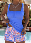 Gisella - Paisley Print Tankini Set