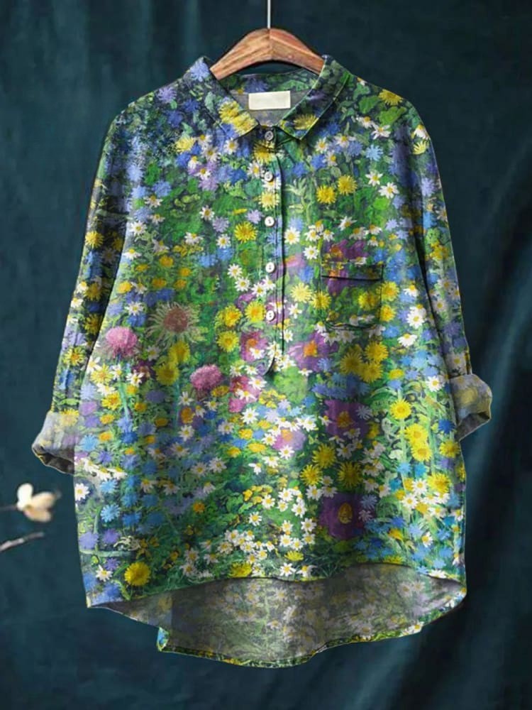Chloe - Garden Blooms Shirt
