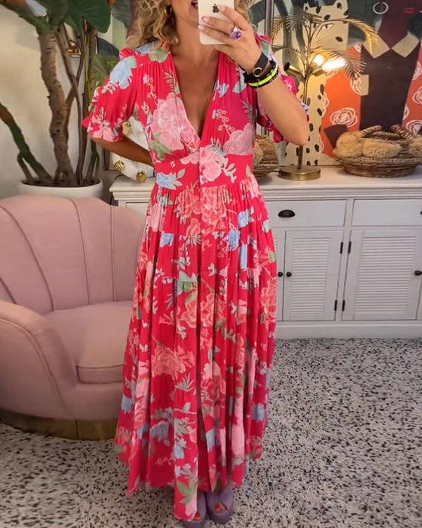 Dionne - Vibrant Floral Dress