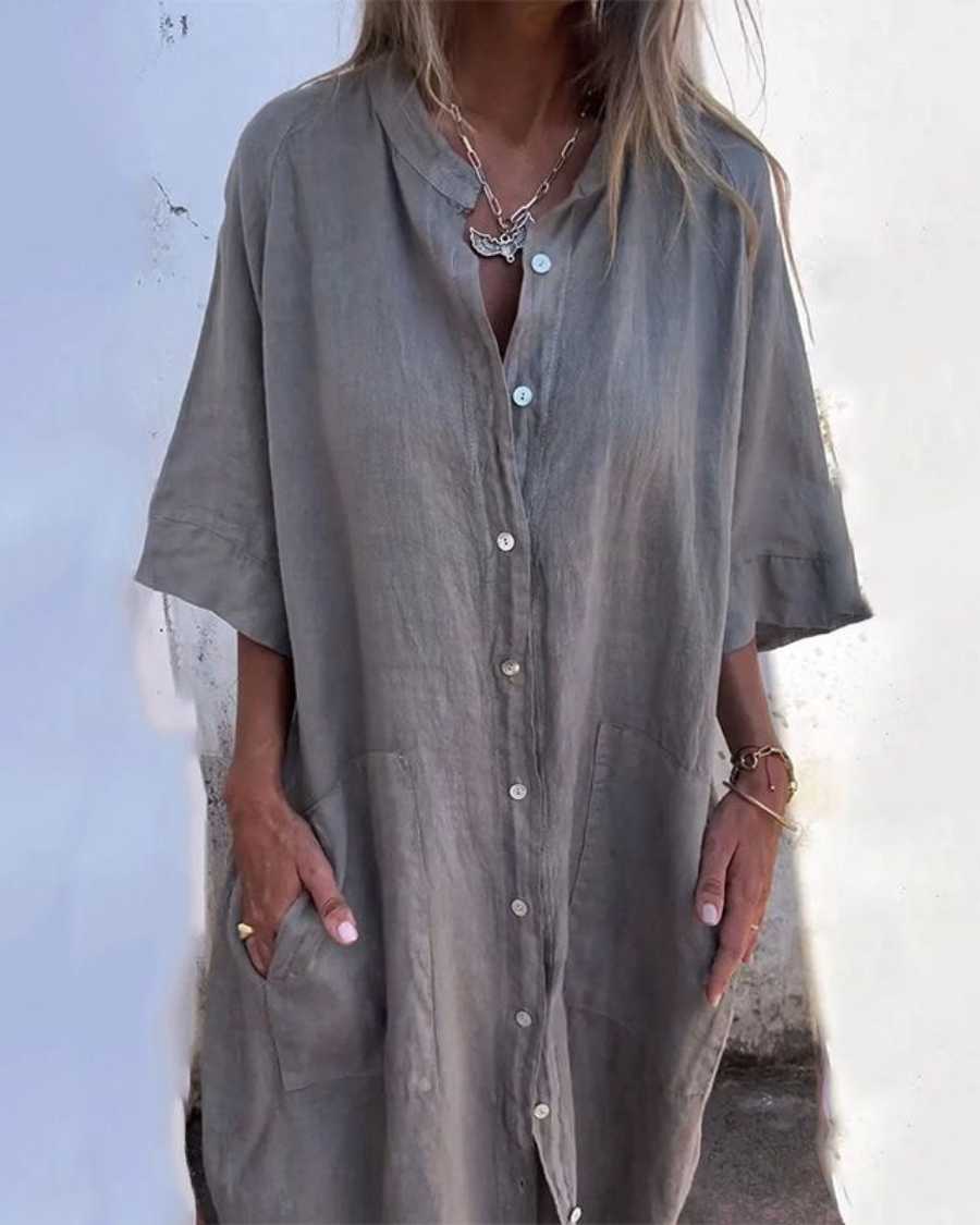 Lacy - Boho Shirt Dress