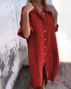 Lacy - Boho Shirt Dress