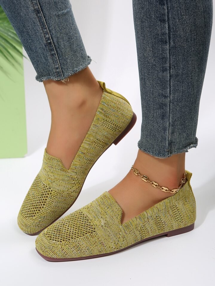 Donna - Knit Slip-On Flats