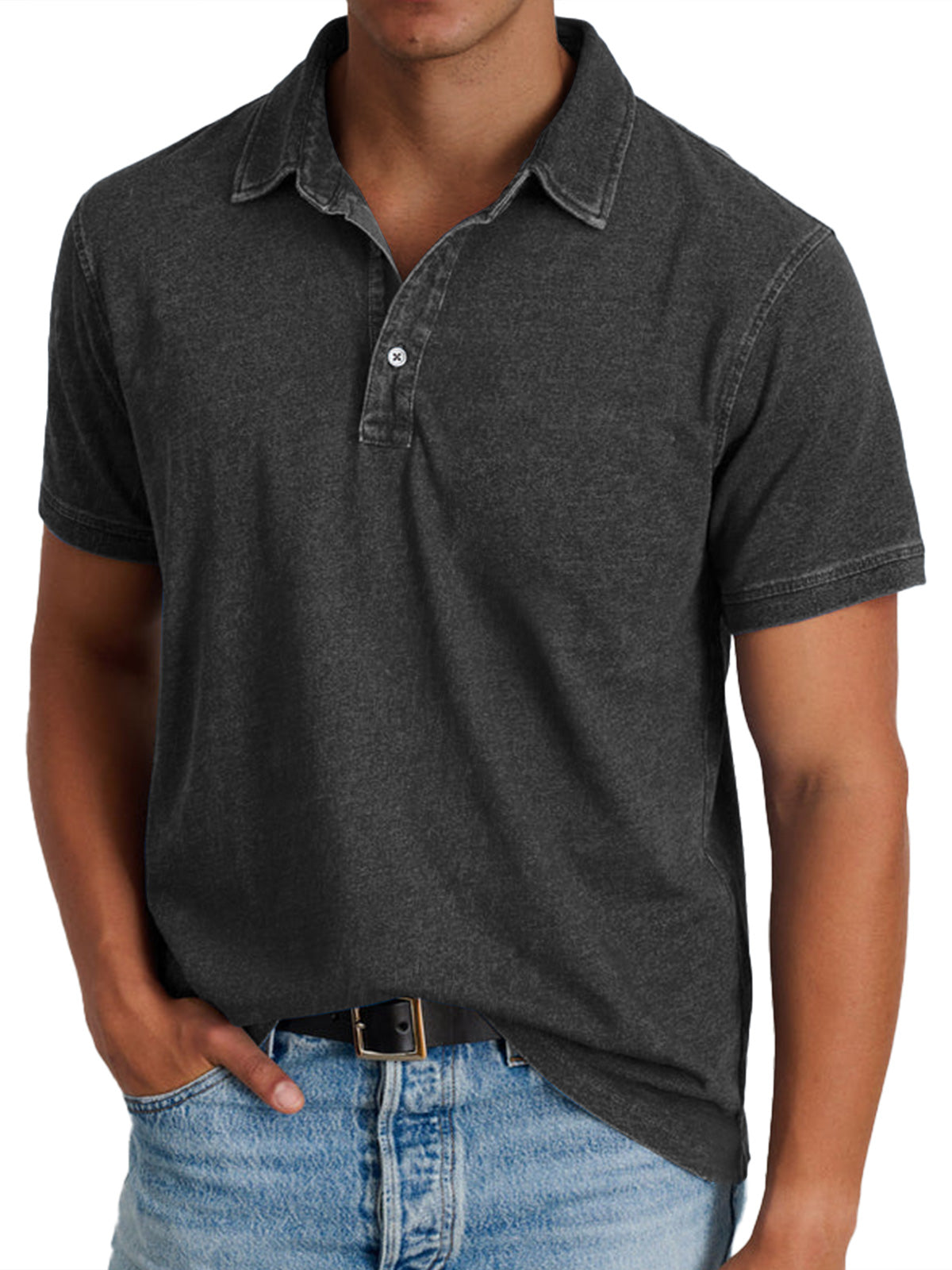 Mike - Polo shirt with collar