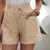 Ammora - Effortless Linen Blend Shorts