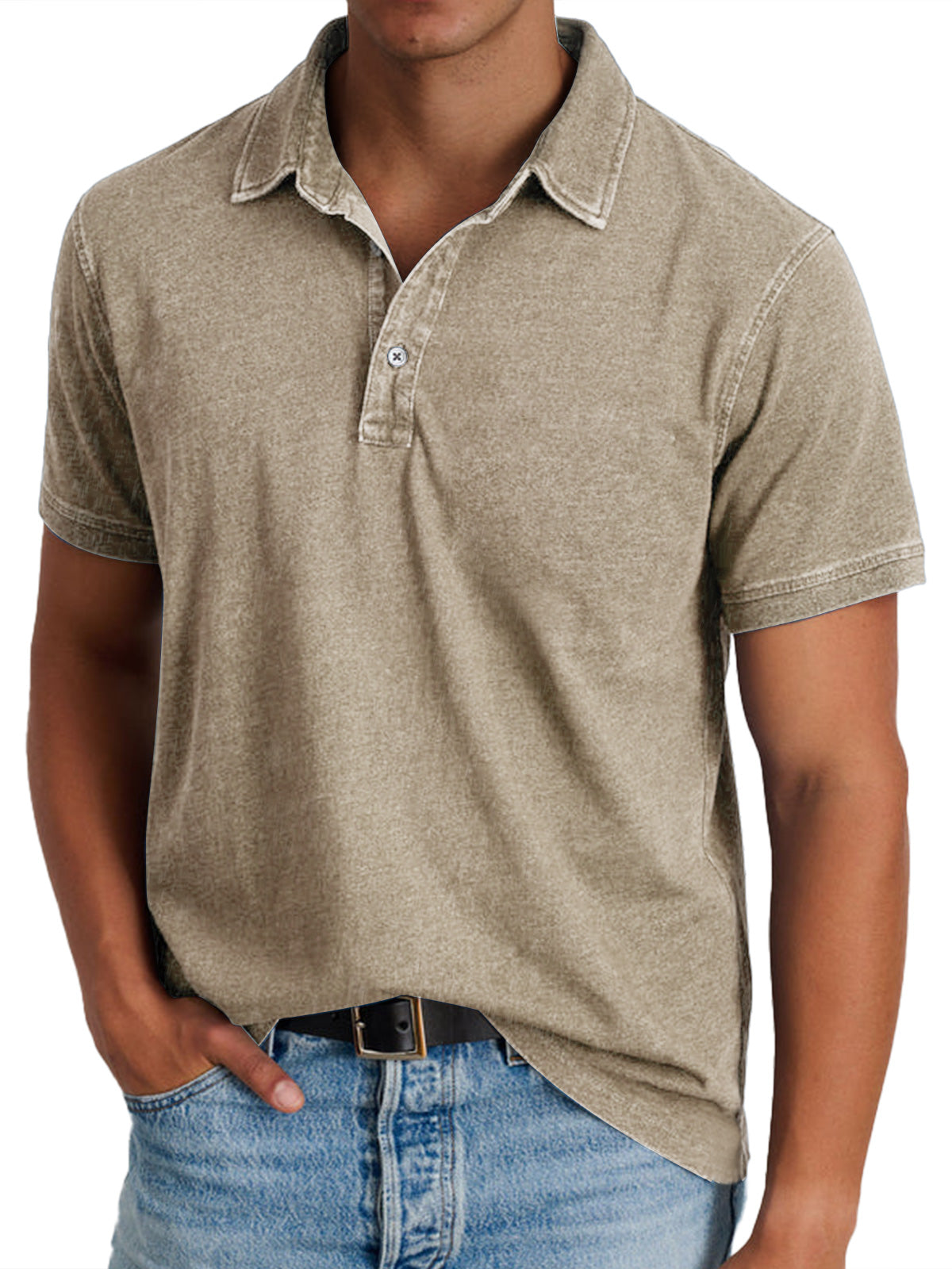 Mike - Polo shirt with collar