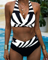 Ariella - Striped Bikini Set