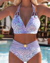 Peri - Flattering & Feminine Print Bikini Set