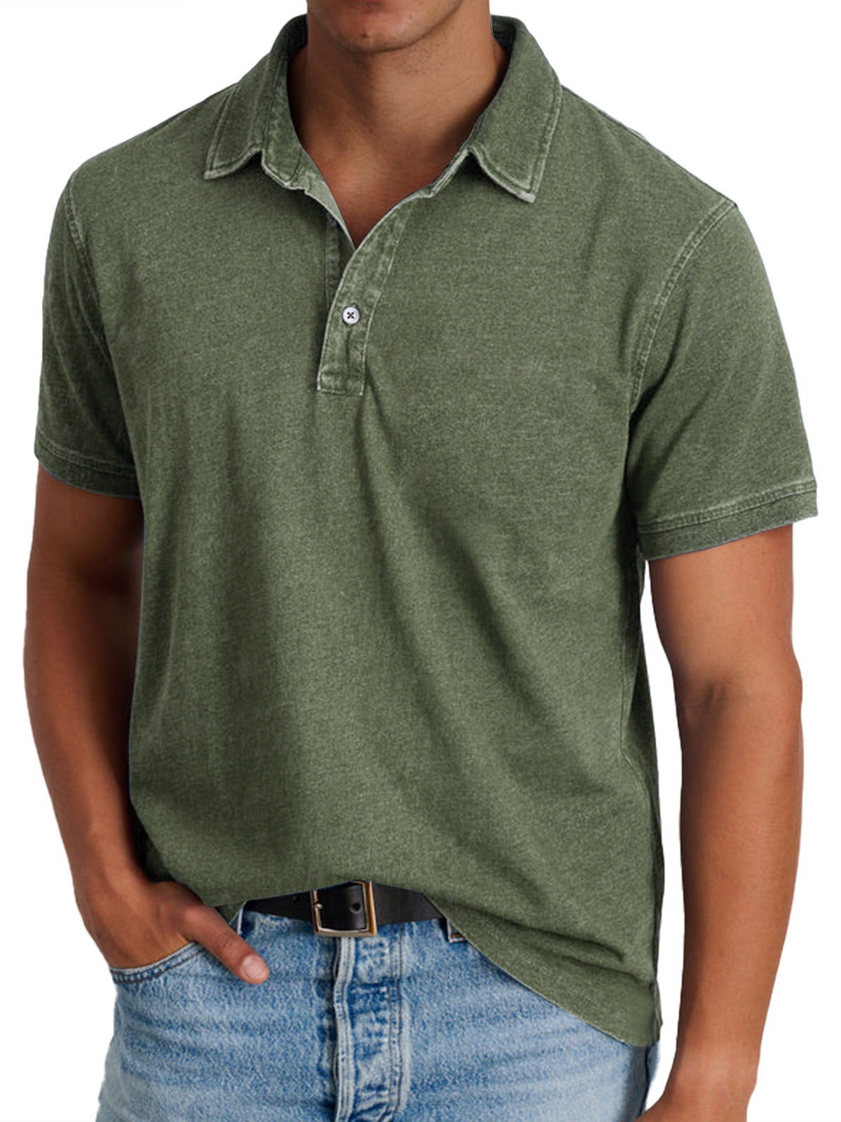 Mike - Polo shirt with collar
