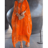 Kyra - Marble Print Chiffon Maxi Dress