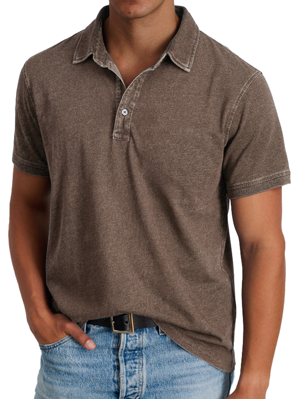 Mike - Polo shirt with collar