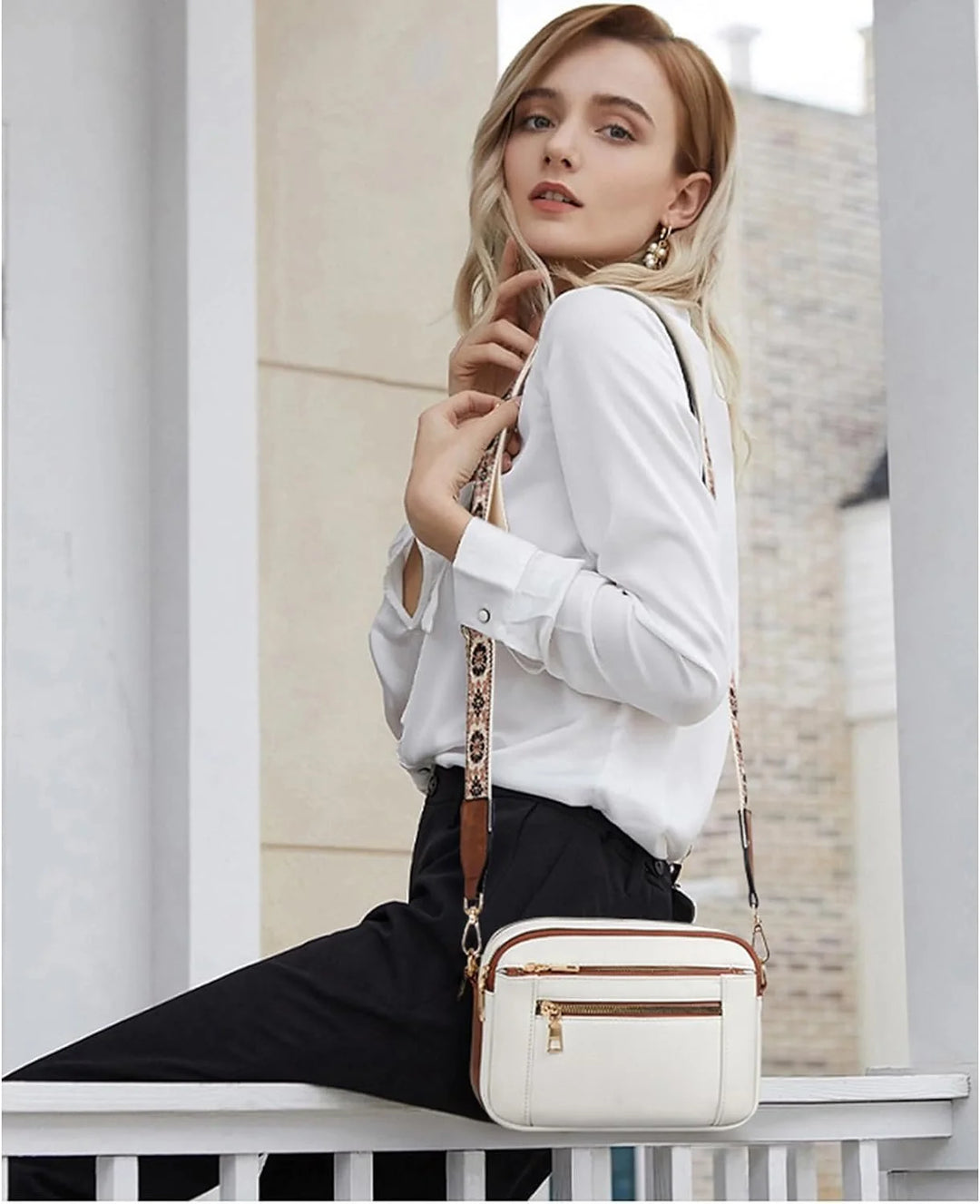 Jessica | Refined Leather Shoulder Bag