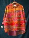 Sophia - Bold Abstract Print Shirt
