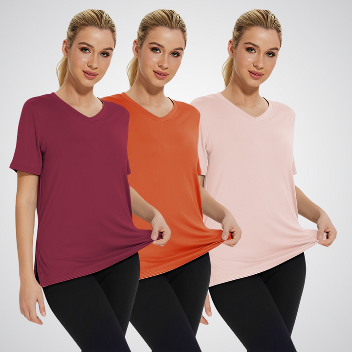 Louiza - Casual Loose Fit Tee (Pack of 3)