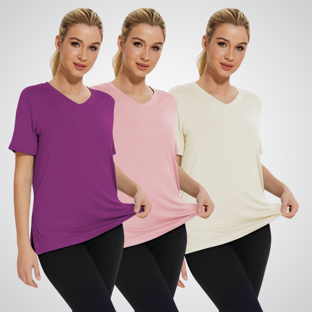 Louiza - Casual Loose Fit Tee (Pack of 3)