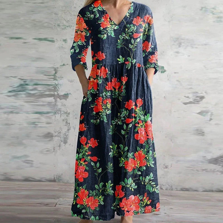 Willow - Graceful Retro Maxi Dress