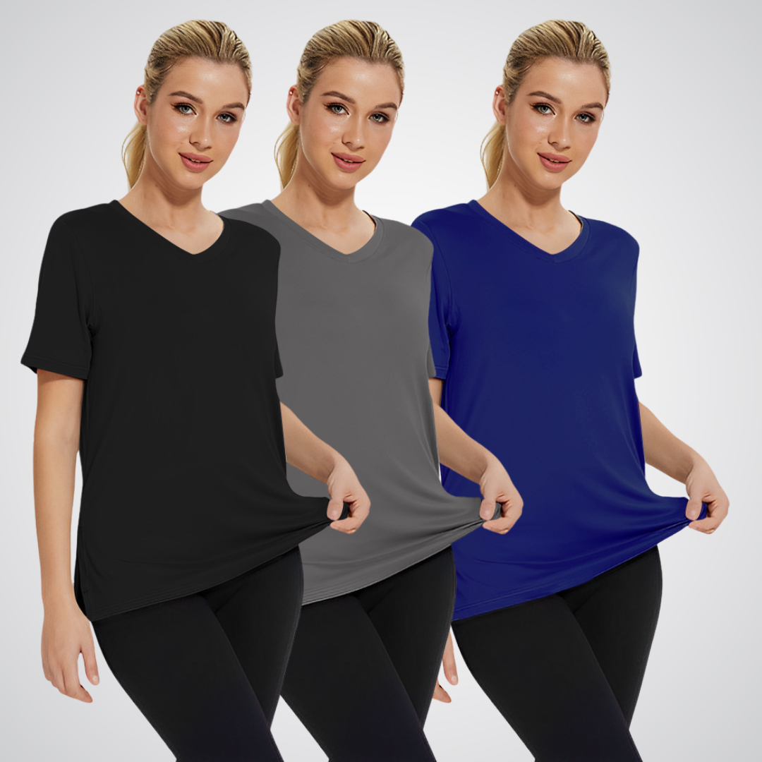 Louiza - Casual Loose Fit Tee (Pack of 3)
