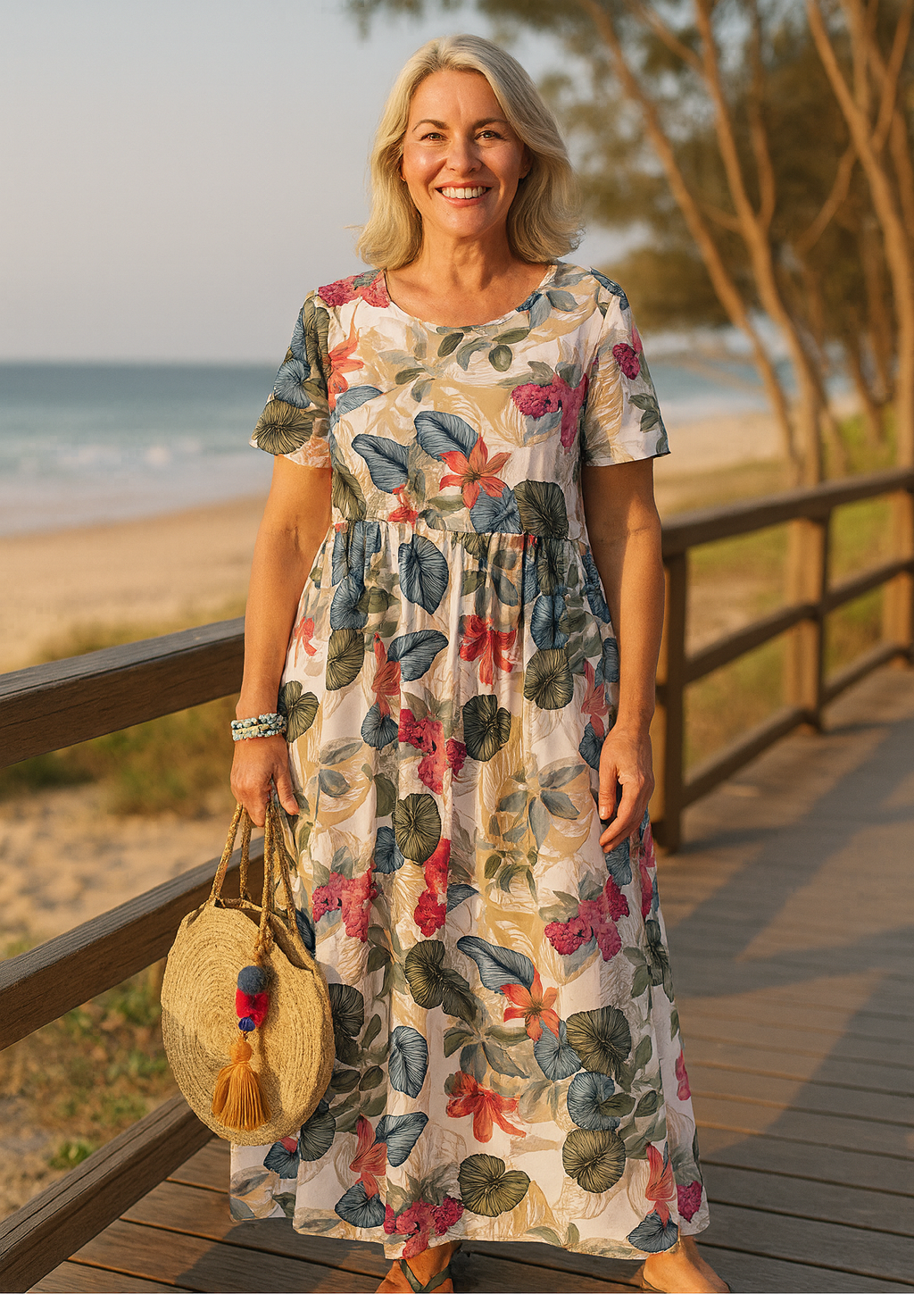 Sophie - Breezy Floral Maxi Dress – Where Comfort Meets Confidence