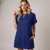 Isadore - Elegant Contour Midi Dress