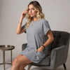 Isadore - Elegant Contour Midi Dress