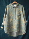 Iris - Vintage Floral Blouse