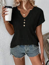 Lori - Ribbed tee "Sunday Picnic" – Fresh & feminine