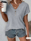Lori - Ribbed tee "Sunday Picnic" – Fresh & feminine