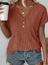 Lori - Ribbed tee "Sunday Picnic" – Fresh & feminine