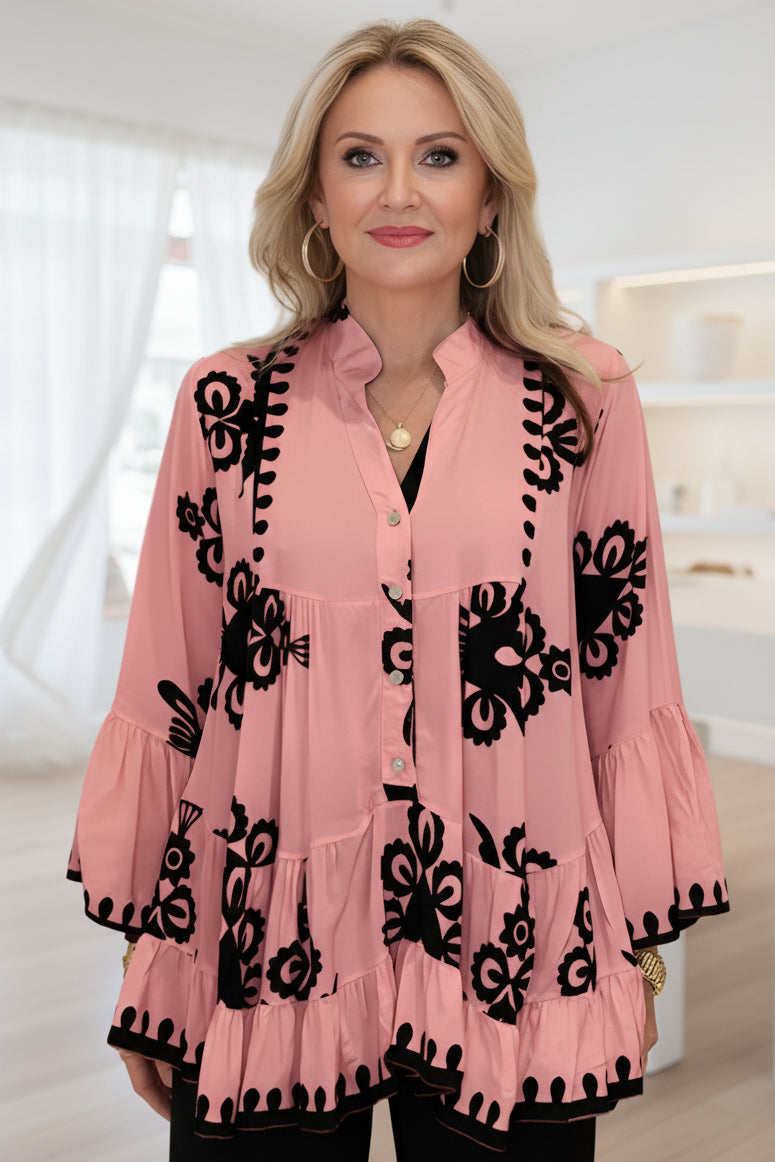 Elizabeth - Coastal Boho Top