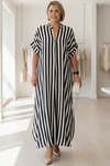 Ava – Striped Maxi Dress