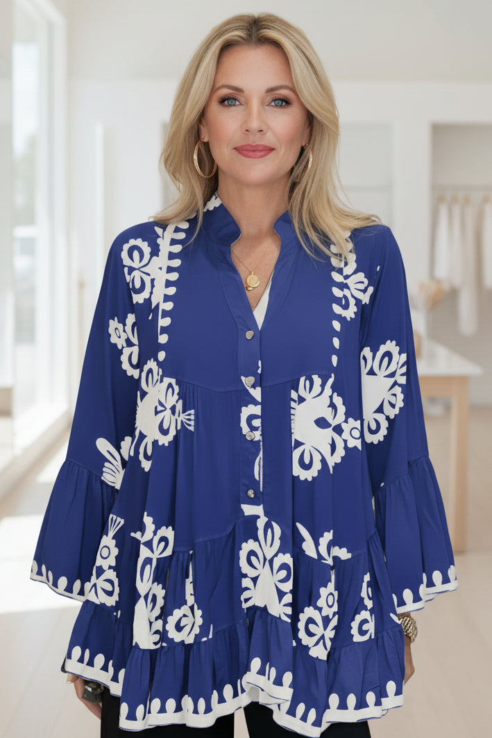 Elizabeth - Coastal Boho Top