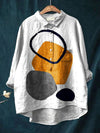 Ariana - Geometric Abstract Print Shirt