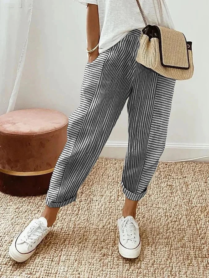 Lara – Striped Pants