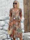 Claudia - Vibrant Mid Length Dress