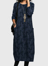 Naomi - Casual Round-Neck Dress